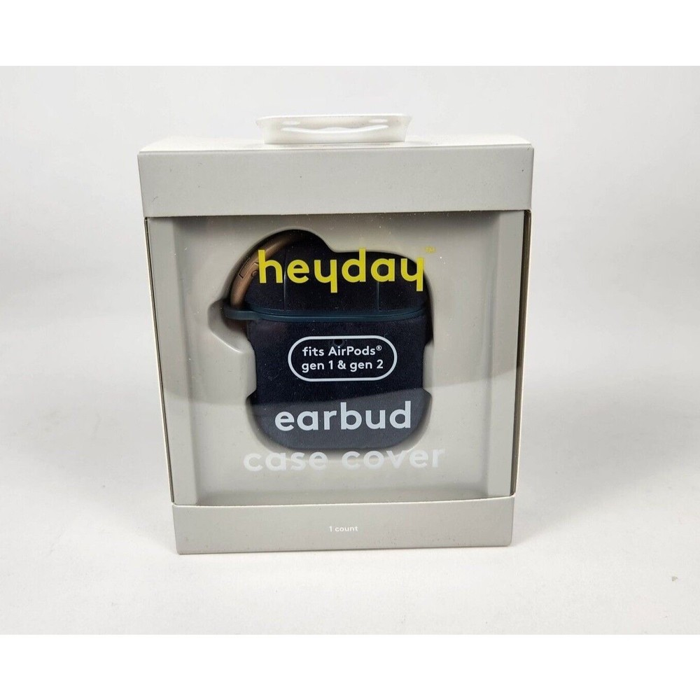 Heyday Airpod Case Crushed Velvet Earbud Cover Hard Case Dark Teal